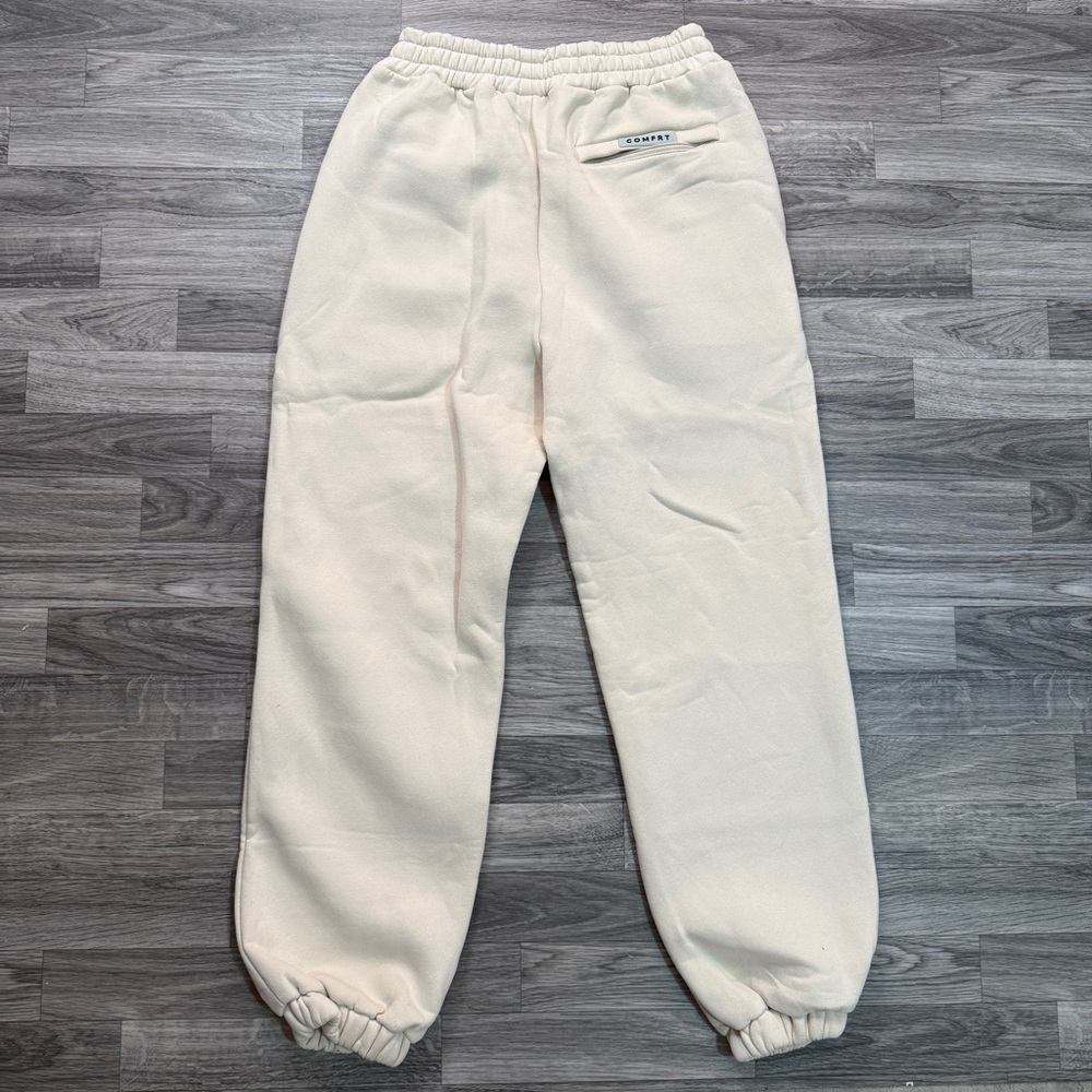 Comfrt Travel Essentials Beige Sweatpants Size M - Picture 8 of 11